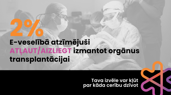 LDVC aicina E-veselībā veikt atzīmi par orgānu ziedošanu pēc nāves